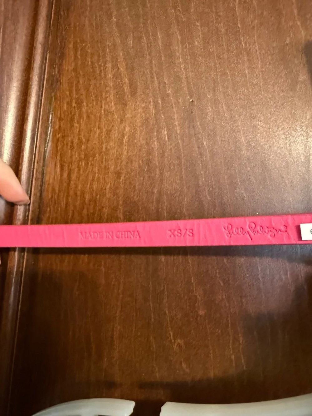 Pink sparkle Lilly Pulitzer belt